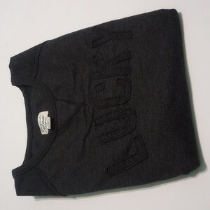 Lucky Brand "LUCKY" Raglan Crewneck Sweater / Sweatshirt